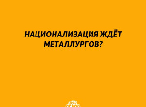 ❗️ Национализация ждёт метал...