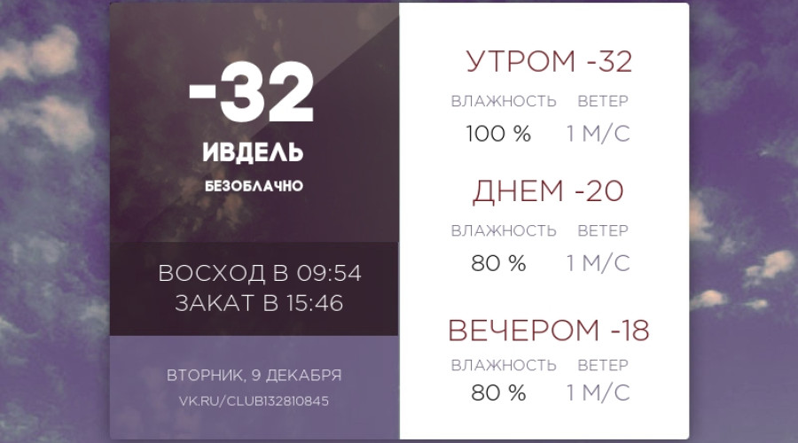 Сегодня вторник, 9 декабря 2025 г...