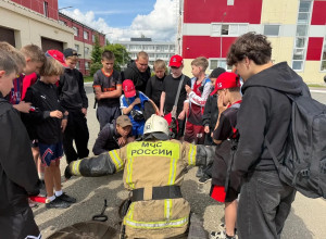 В Красноуральске пожарные нап...