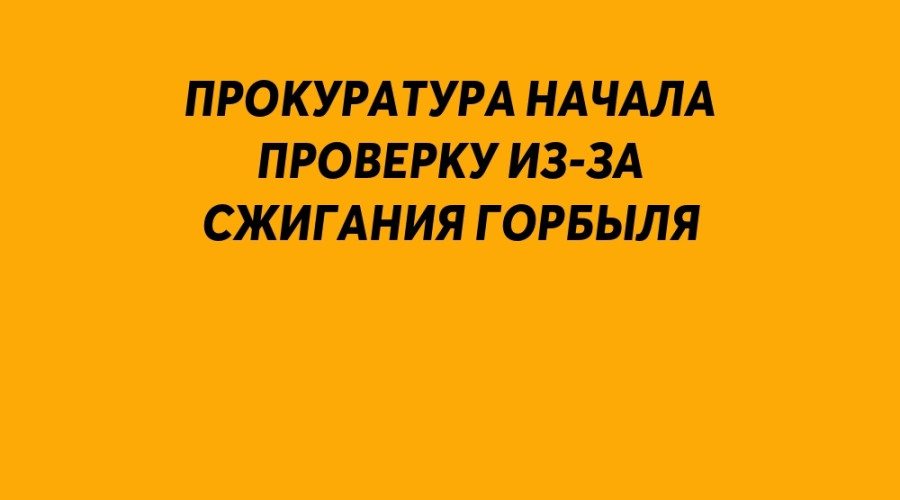 Прокуратура начала проверку и...
