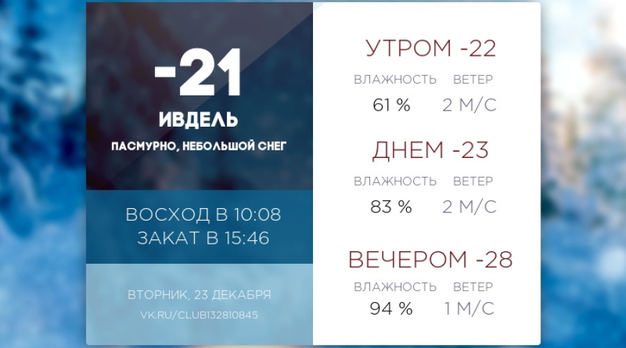 Сегодня вторник, 23 декабря 2025 ?...