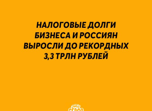 ❗️ Налоговые долги бизнеса и ...