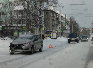 ДТП на перекрестке Луначарско...