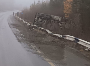 24 октября грузовик улетел в кю...