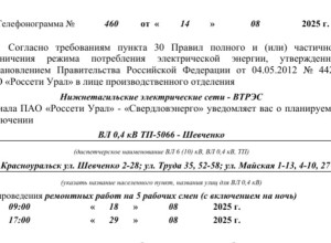 Отключение электроэнергии...