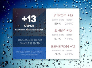 Сегодня понедельник, 8 сентябр...