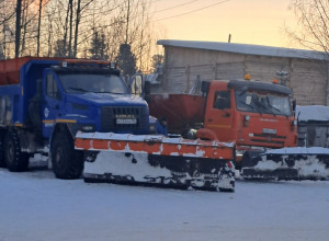 ❄️Сегодня дорожная служба Ив...