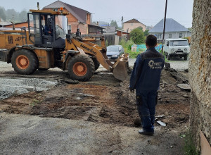 🚧Завершена отсыпка тротуара ...