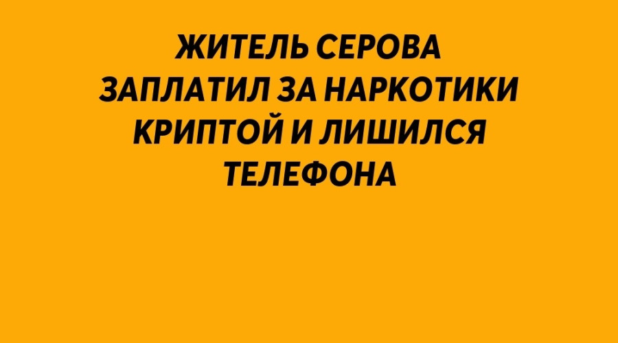 Житель Серова заплатил за нар?...
