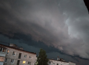 Фото вчерашнего неба перед гр?...