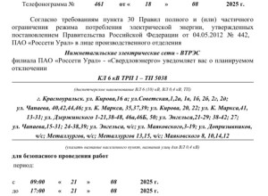 Отключение электроэнергии в К...