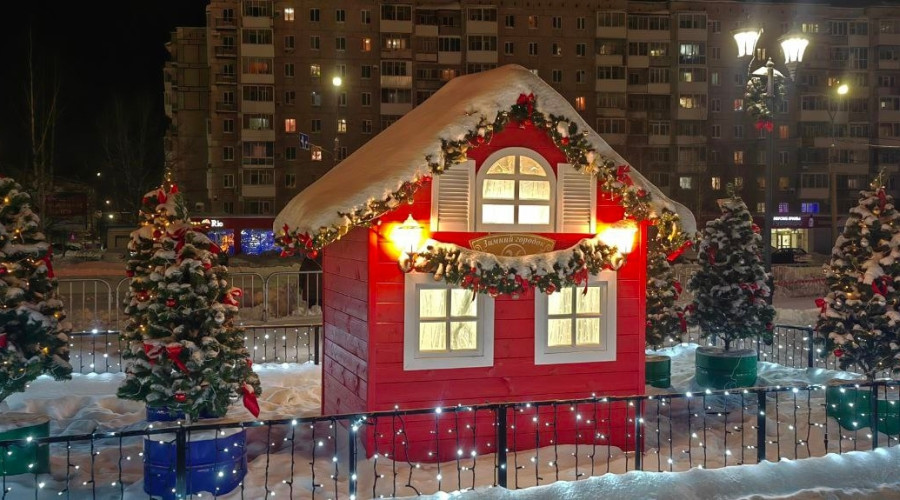 Зимний городок на Преображенс...